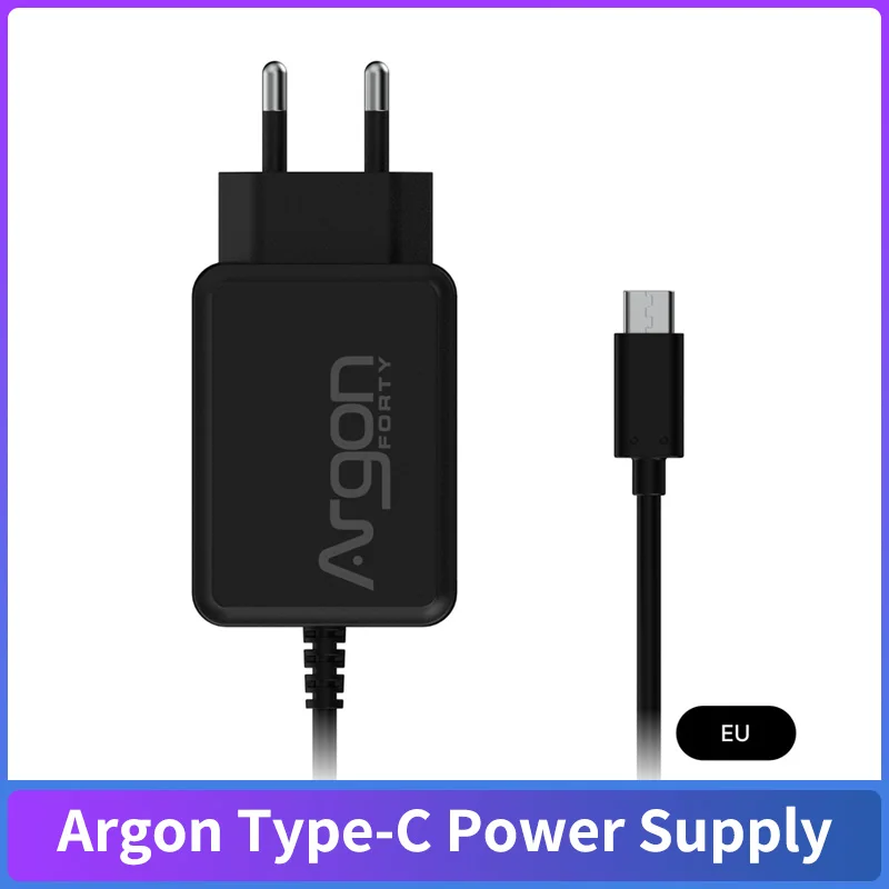 

Raspberry Pi 4 Argon Type-C Power Supply 18W 5V 3.5A EU US Plug Power Adapter for Raspberry Pi 4 Model B Argon One V2 M.2 Case