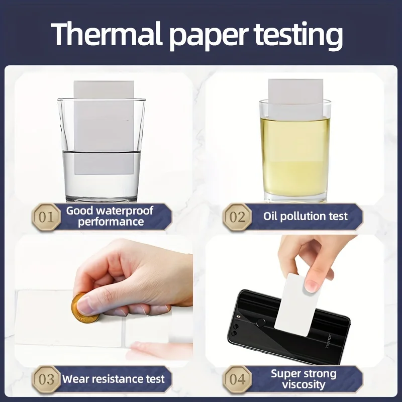 40*30mm/230pcs Direct Thermal Printing Label Paper Solid Color thermal label printing paper Commercial Grade Label Sticker