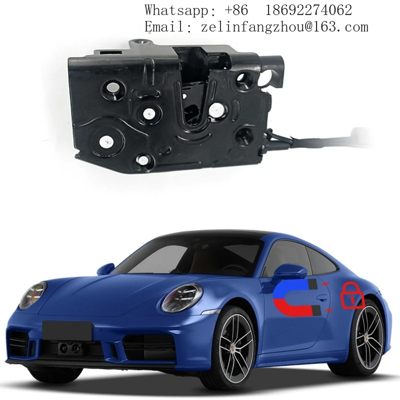 

For Porsche 911 Electric Suction Door Original Mechanical Lock Modified To Electronic Lock Soft Close Power-Closing
