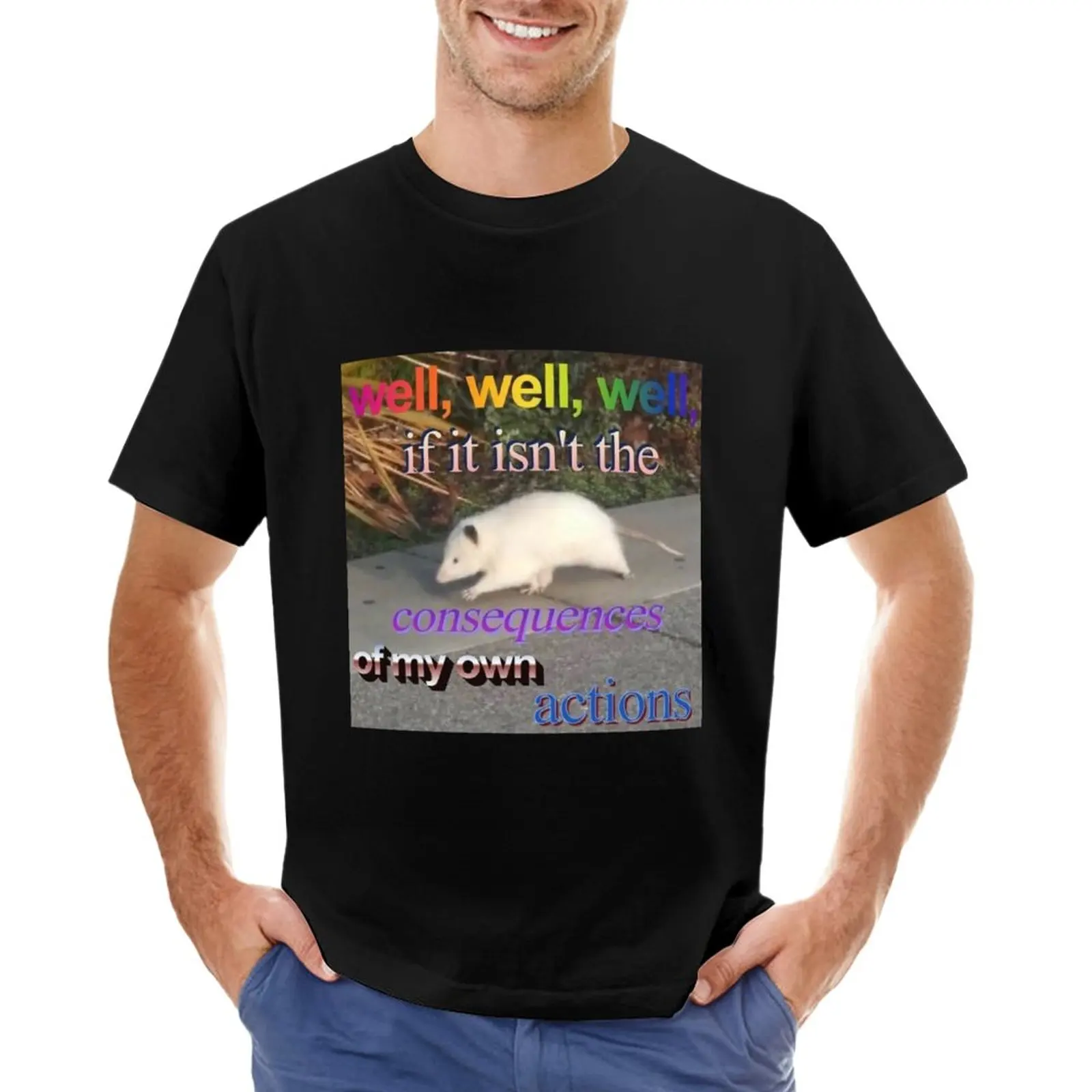 

Possum Meme T-Shirt new edition t shirt oversized t shirts korean fashion custom t shirts mens champion t shirts
