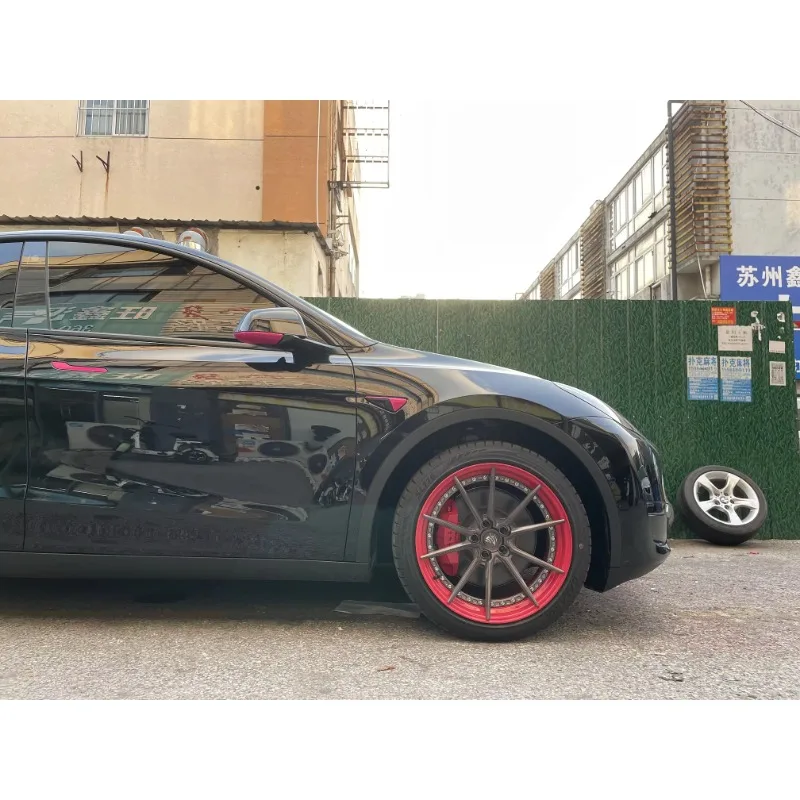 

Customized 2 pieces of forged alloy wheels for Tesla Model 3 Model Y, ranging from 18 inches to 22 inches