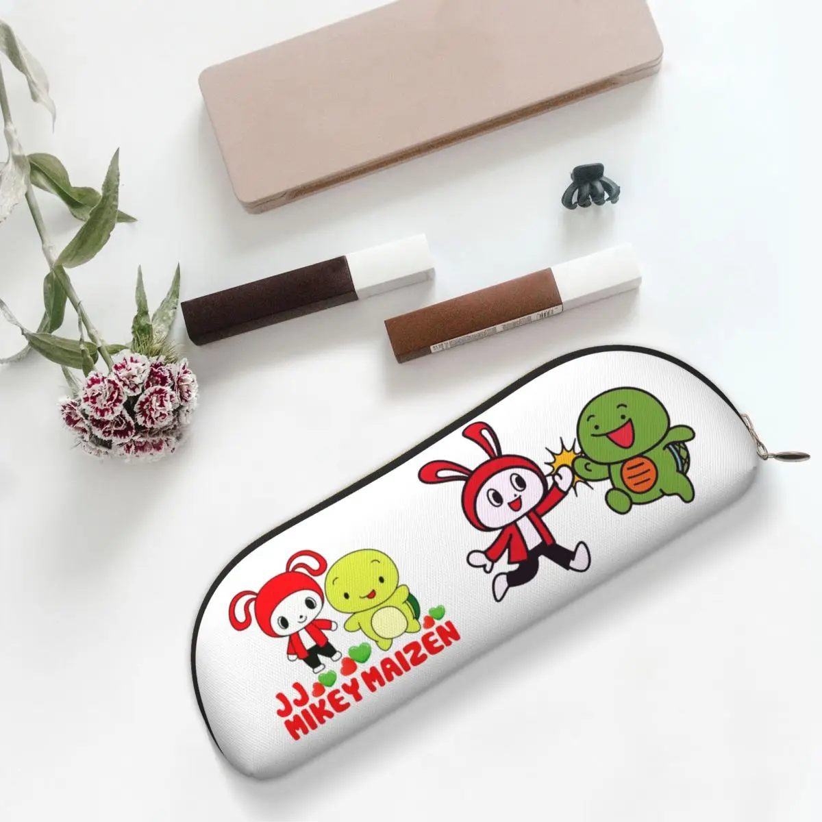 Jj ميكي مايزن مقلمة حامل قلم تخزين لوازم مكتبية سعة كبيرة صندوق القلم حقيبة أقلام رصاص لهدايا الطلاب