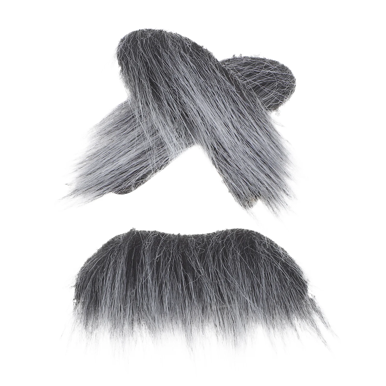 Zestaw sztucznych brwi i wąsów, realistyczne, samoprzylepne, rekwizyt na Halloween, imprezę, cosplay, maskaradę, akcesoria do włosów na twarz dla mężczyzn.