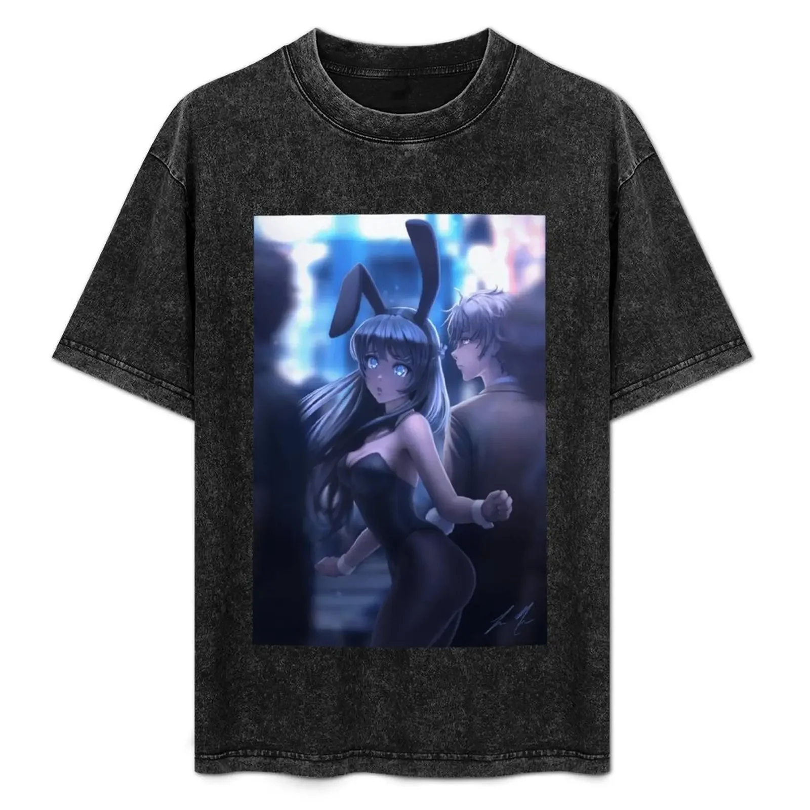 

Bunny Girl Senpai - MaiSakuta Poster T-Shirt shirts graphic plus sizes custom shirt luxury clothes men
