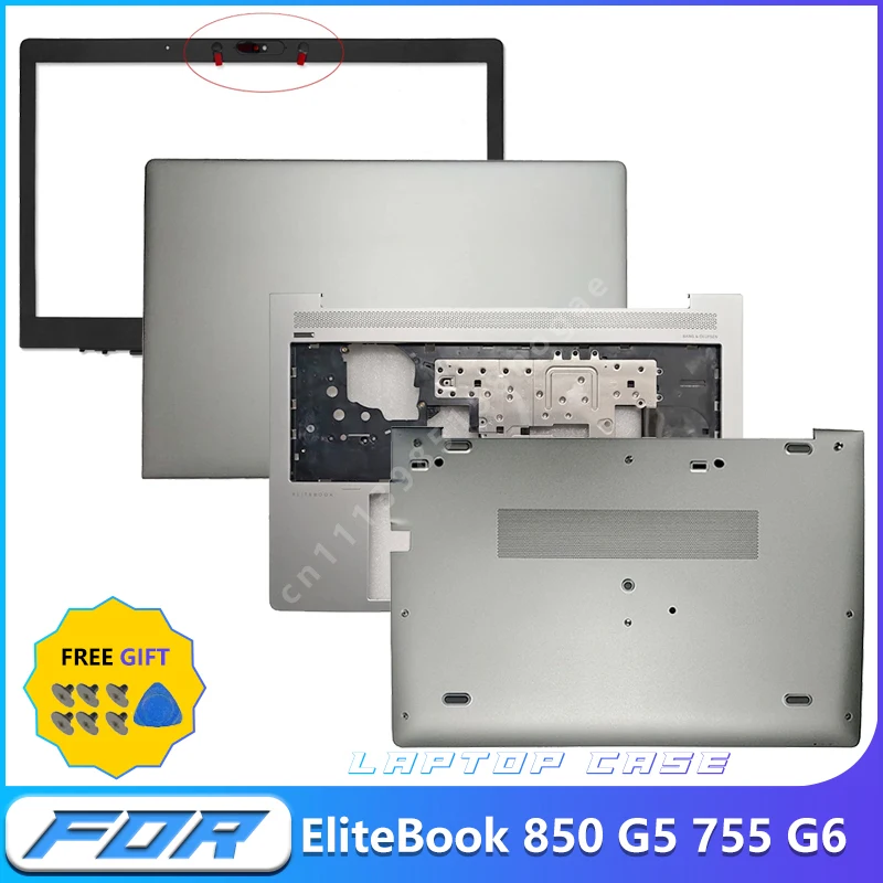 Laptop LCD Back Cover, LCD Bezel ,Upper Case- Base Cover For EliteBook 850 G5 755 G6 Replacement