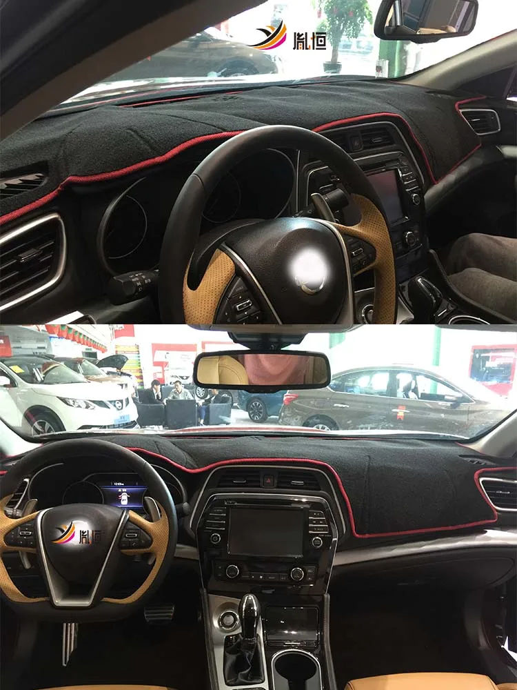 لنيسان ماكسيما الثامن SR A36Z داشمات غطاء لوحة القيادة لوحة الأدوات العزل واقية من الشمس وسادة واقية الحلي #2