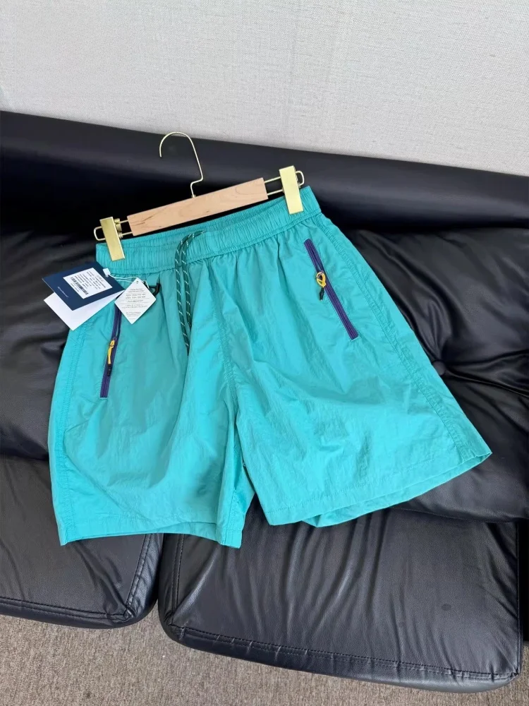 

Qui Dry Sports orts Men's Summer American Running Fitn Outdoor Beach Five-Quarter Length Loose Fit Comfortable orts