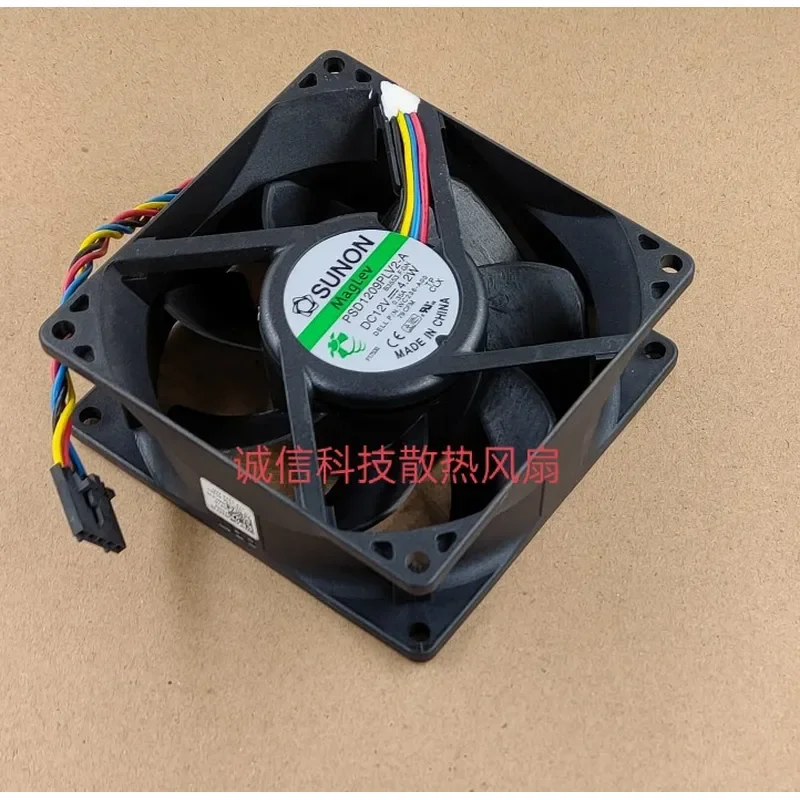 for SUNON PSD1209PLV2-A 9032 12V 4.2W 4-Wire PWM Temperature Control Server Fan New