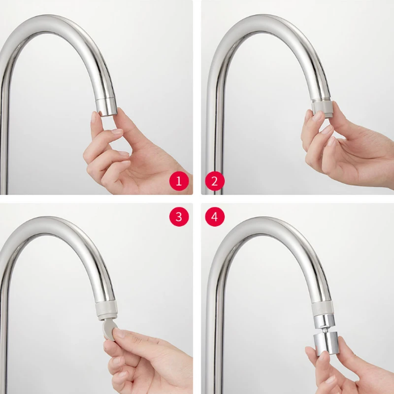 Xiomi Dabai موزع المياه الفوار سبائك الزنك توفير المياه تصفية رئيس فوهة وضع مزدوج موصل حنفية صنبور المطبخ مهوية