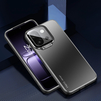 For Oneplus 13T 13 T Case Metal Lens Camera Holder Cover for One Plus ACE 5pro 13R 1+13T Shockproof Matte Kickstand Case Funds