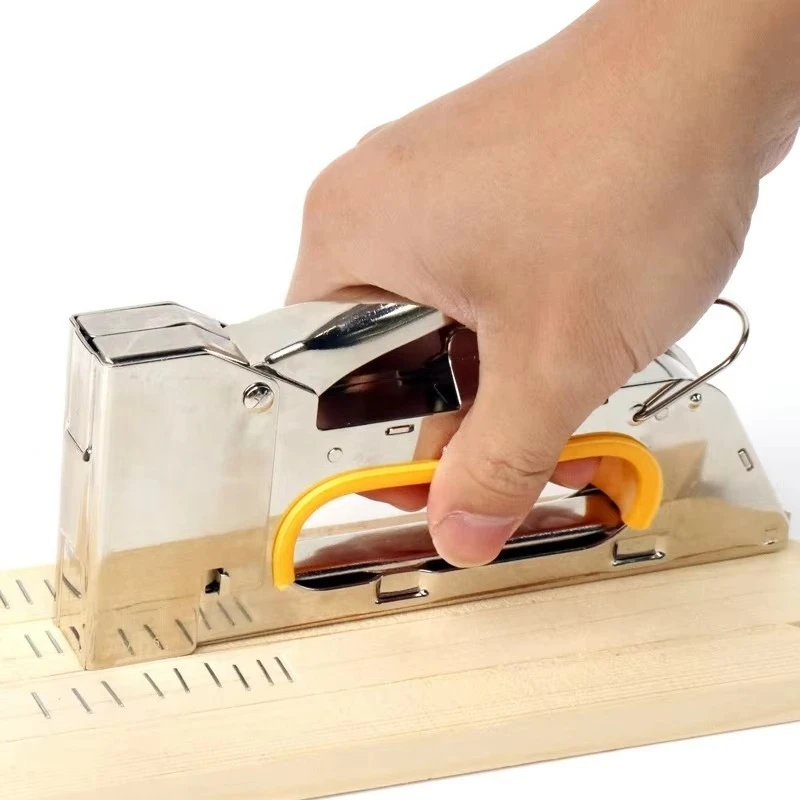 High-quality Manual Staple Gun for Desktop Photo Frame Accessories Manual Large Handle Code Staple Gun