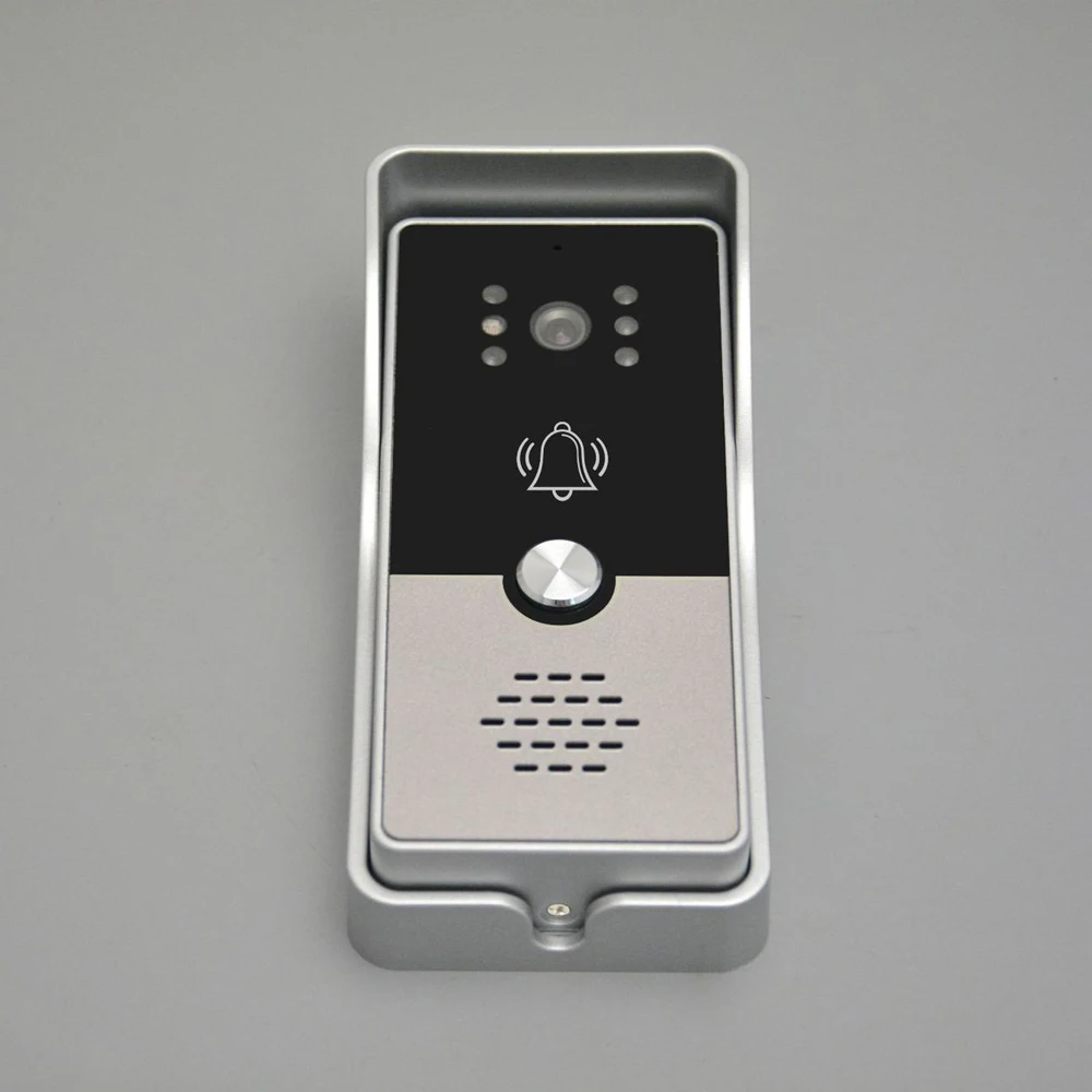 1Set  Intercom System 1 Camera to 7'' LCD Screen Video Doorbell Visitor Talk Back Video Door Phone Intercom System