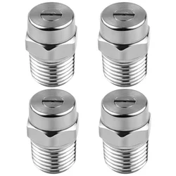 Thread Spray For High Pressure Washer 1/4 Inch Male NPT Replacement Spray Nozzle Tip 0° 15° 25° 40° Spray Angle Pressure Washer