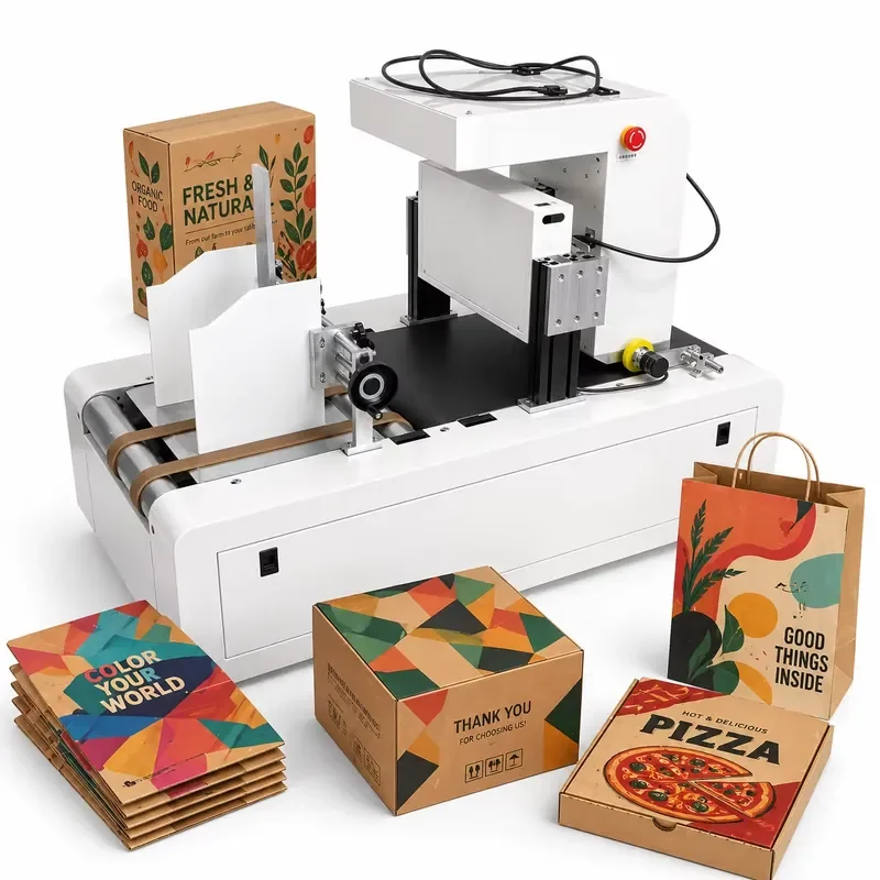 Hanjie Factory Direct One Pass Printer for Corrugated Carton Box and Kraft Bag Printing Machine