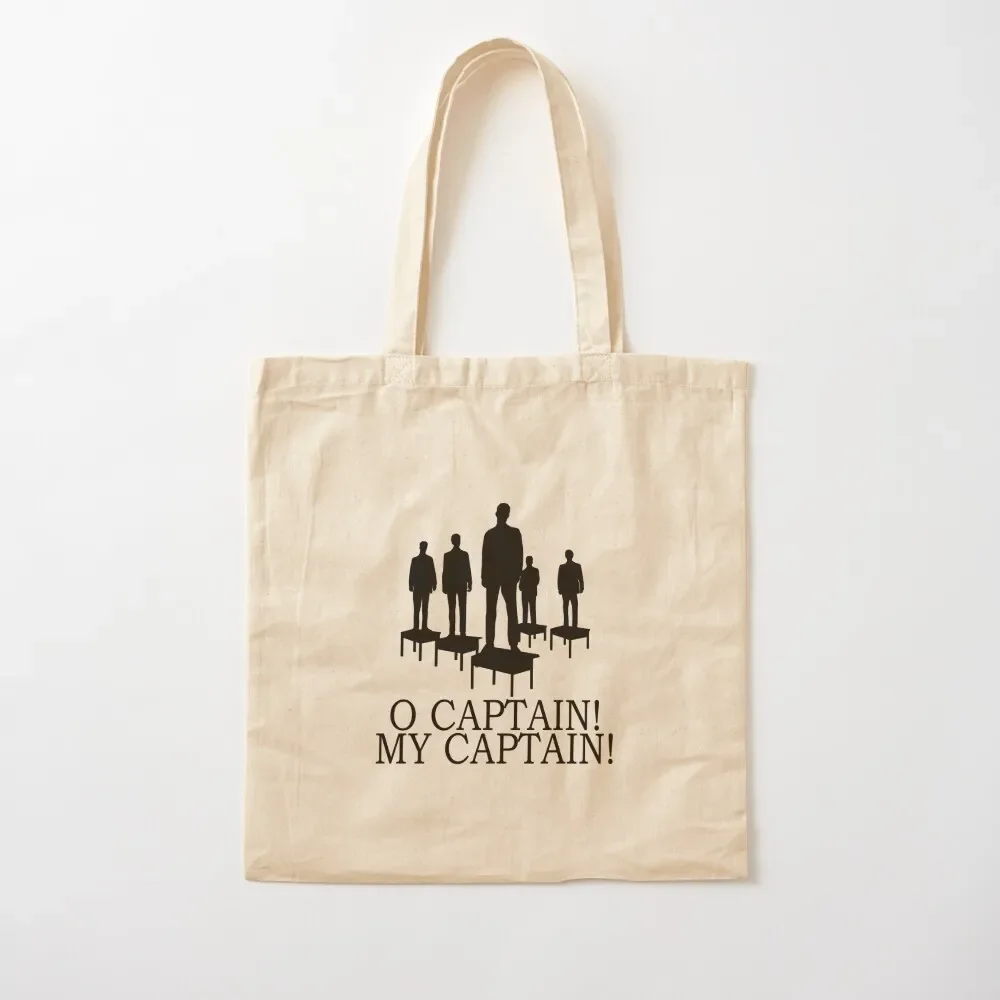 

Dead Poets Society - O Captain My Captain Tote Bag canvas tote Cloth bags large