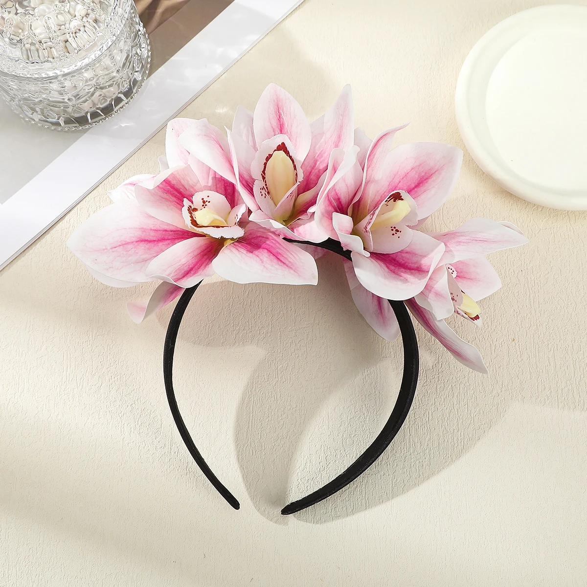 New Fashion Women Wedding Headband Girls Boho Flowers Children Hair Bands Hair Accessories Bride Wreath Beach Garland
