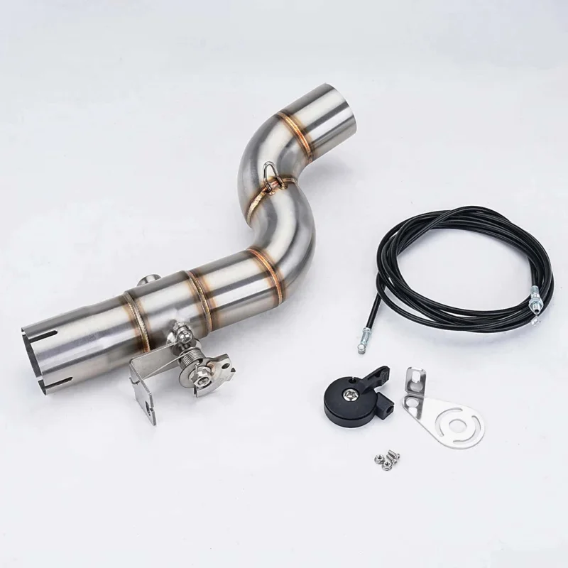 For BMW F900 F900R F900XR 2020-2024 | Slip-On Exhaust Middle Connect Pipe With Adjustable Valve