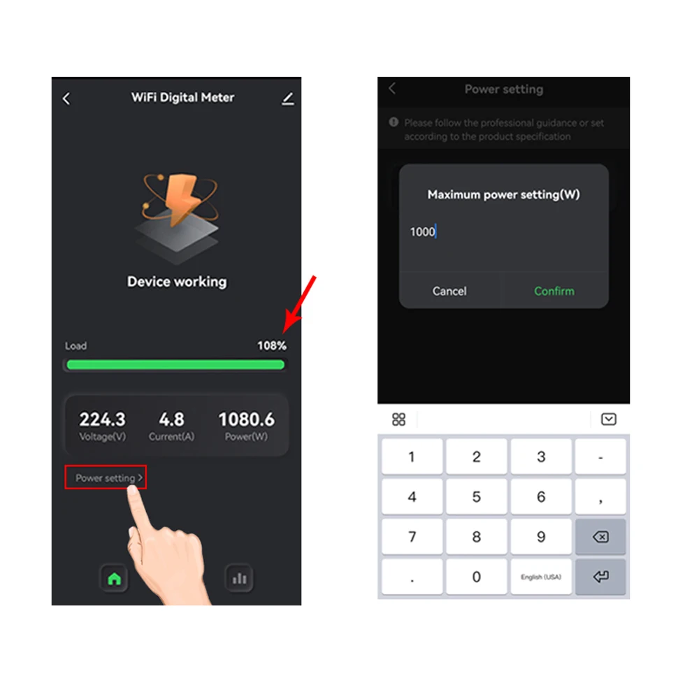 Tuya WiFi/ZigBee licznik energii 80A bieżący transformator KWh Monitor zasilania Monitor energii elektrycznej z Alexa Google Home