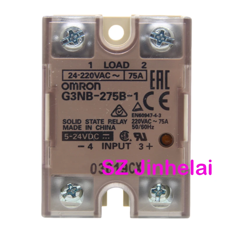 

Omron G3NB-240B-1 G3NB-275B-1 G3NB-290B-1 G3NB-240B-UTU Authentic Original SSR 5-24VDC 40A 75A 90A Solid State Relay