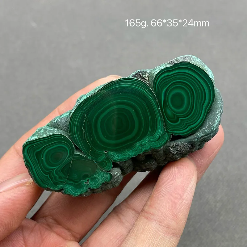 

100% natural Hubei Daye Malachite Slices bead mineral specimen healing crystal gem collection