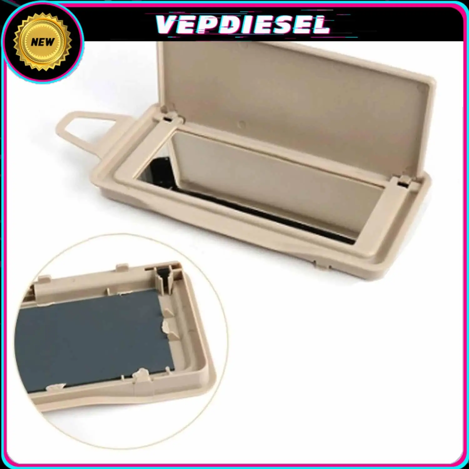 

Солнцезащитный козырек, зеркальная рамка для Benz W212 E Class 2009-2014, бежевые пластиковые автомобильные аксессуары