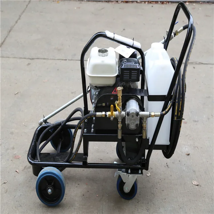 Small Hand-push Hot Asphalt Spreader Road Gasoline Sprayer Ground Emulsified Asphalt Spreader