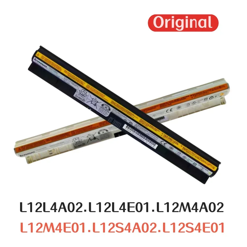 Batería 100% Original para portátil Lenovo, 2800mAh, L12L4A02, L12L4E01, L12M4A02, L12M4E01, L12S4A02, L12S4E01