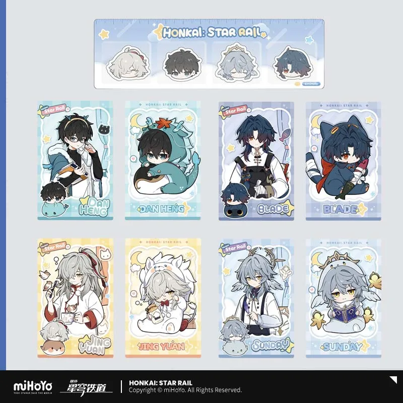 

Официальный товар Sunsyea Honkai Star Rail miHoYo, оригинальная подлинная карта серии NSSS Dan Heng Jing Yuan Blade Sunday