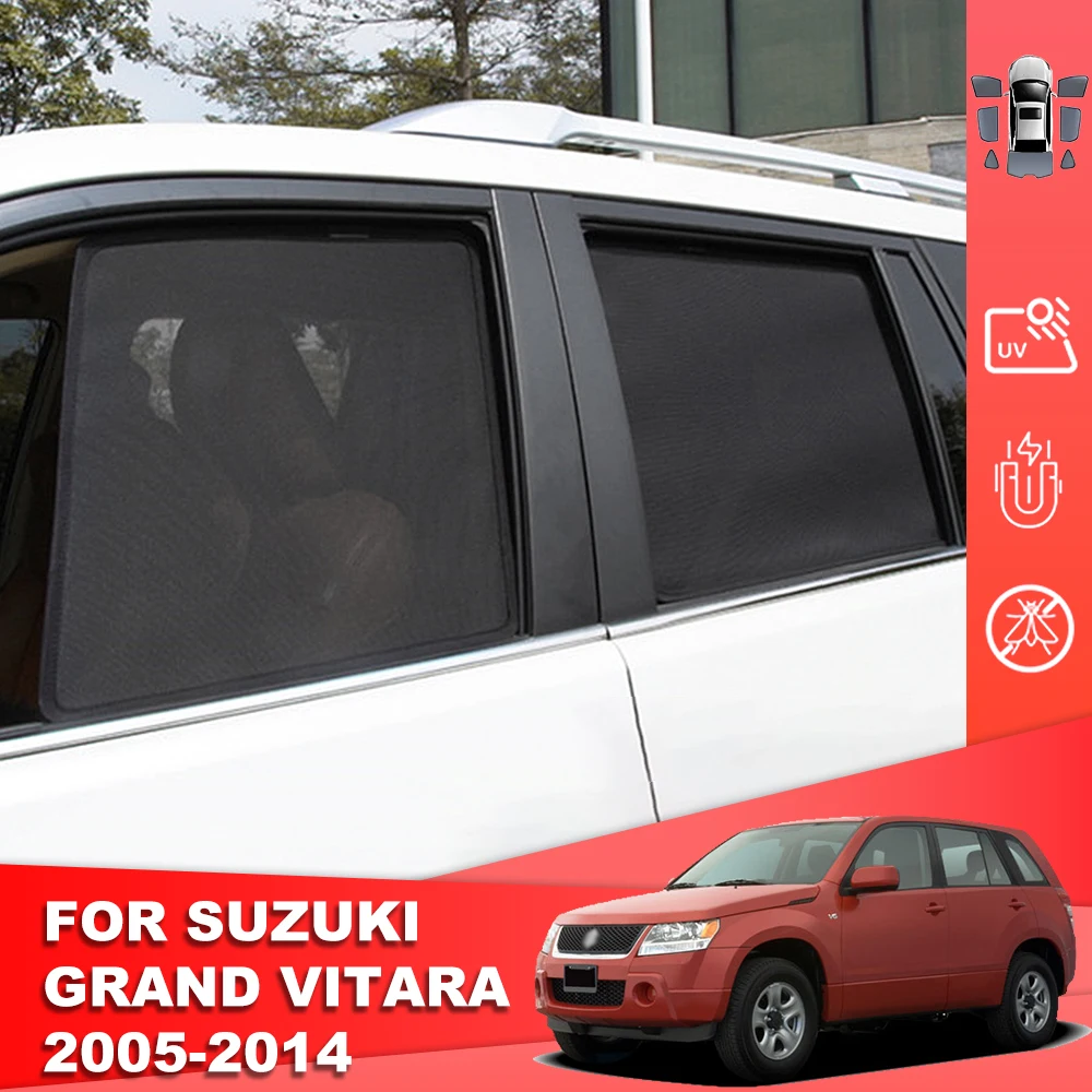 

For Suzuki Grand Vitara JT Escudo 2005-2014 Magnetic Car Sunshade Front Windshield Curtain Rear Side Baby Window Sun Shade Visor