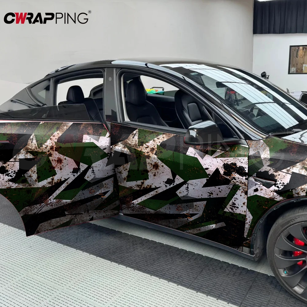 

Supplies Car Accessories Auto Rust Camouflage Film Exterior Car Vinyl Wrap Wrapping Tools Vehicle Decoration Motorcycle Vinyls