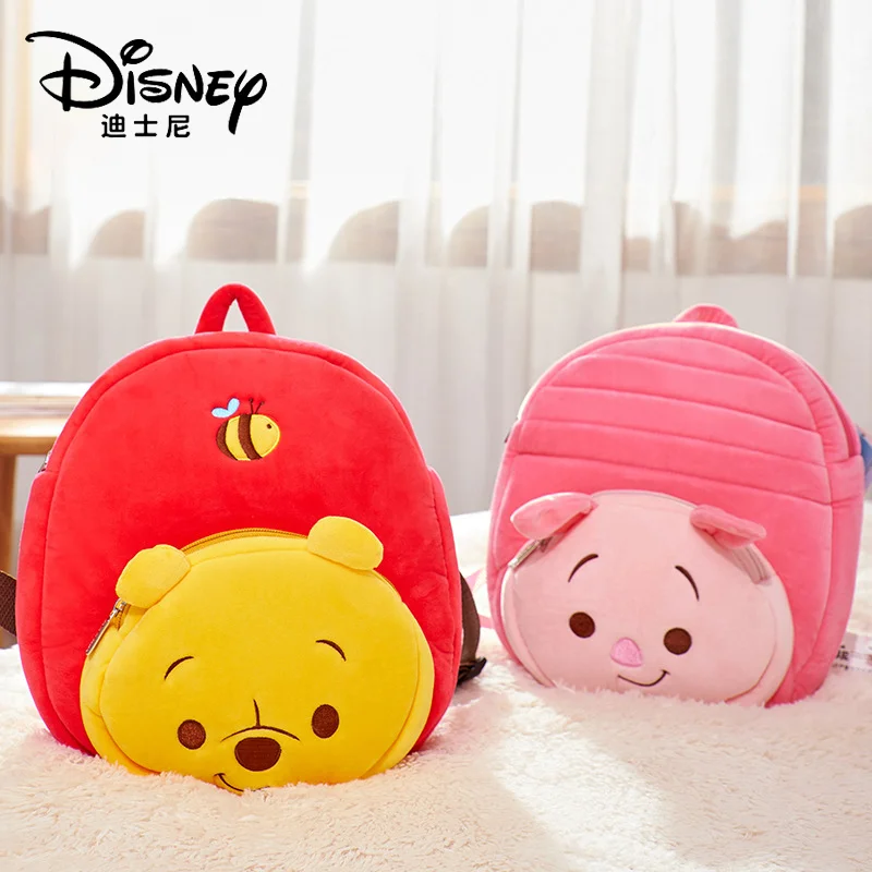 Disney Piglet Sulley Winnie the Pooh Mickey Mouse Backpacks Cartoon & Cute Backpack For Kids Large Capacity