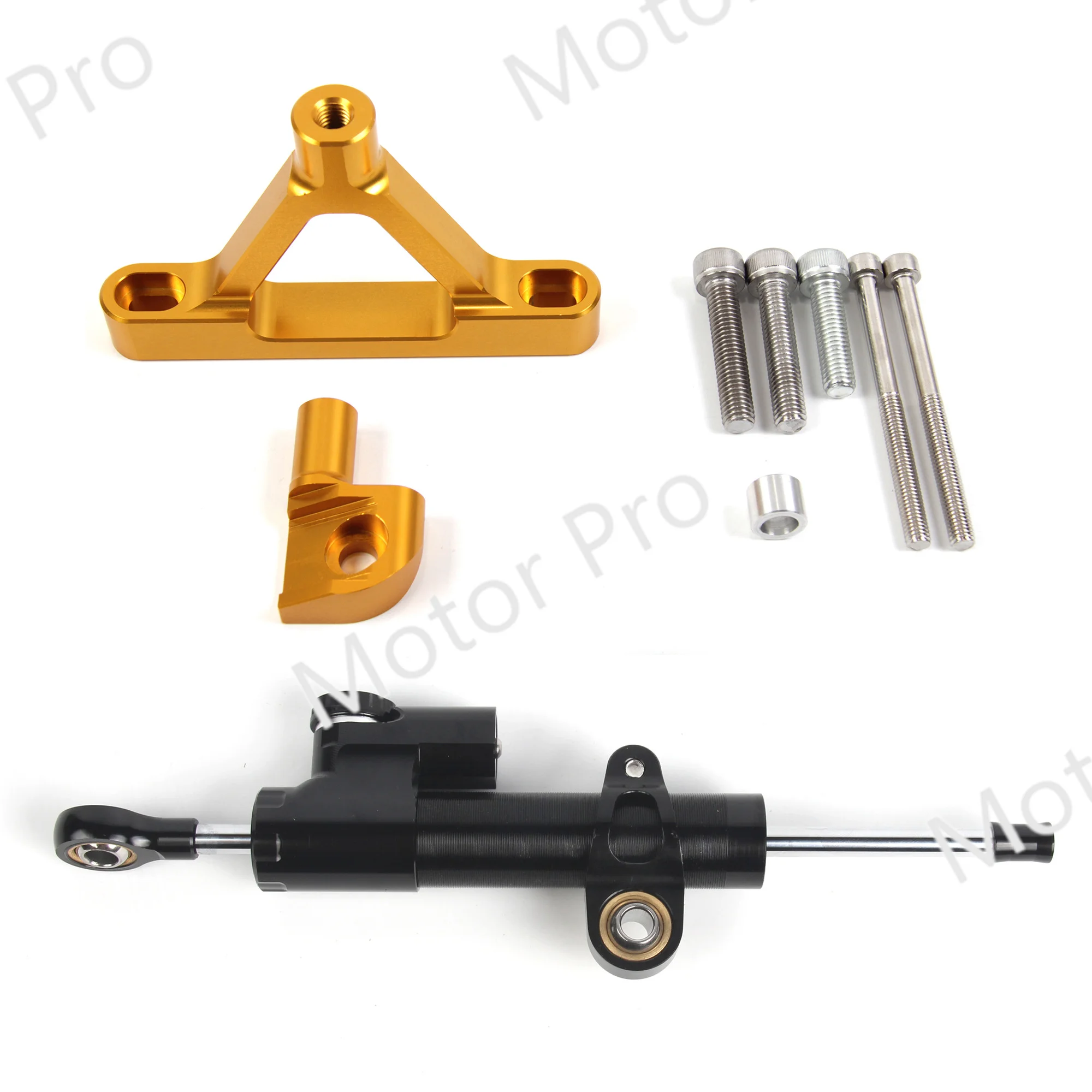 

For Suzuki GSXR 600 / 750 GSR750 01-05 Steering Damper Motorcycle Set Stabilizer Mount Bracket Kit Safety Control GSX-R
