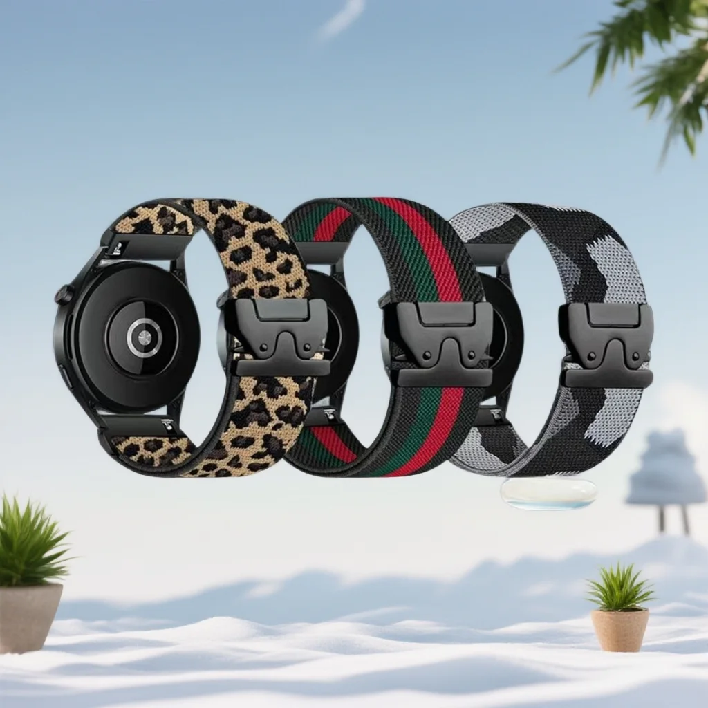 18mm Elastic Adjustable Nylon Strap For Casio AE1200/1300/F91W/W218/F108 Men Women Replacement Wristband