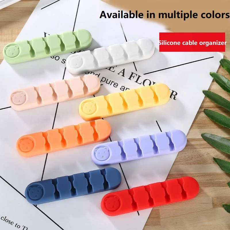 New Cute Cable Holder for Table Cable Protector Organizer Cable Holder Tidy Desk ZMLXQ03