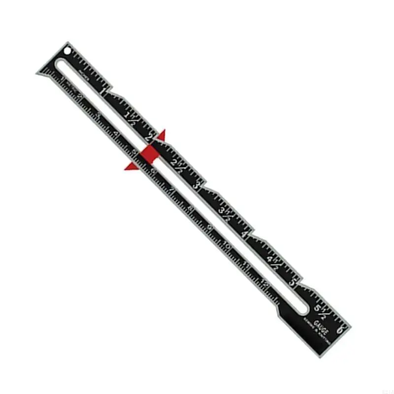 Medidor costura deslizante 6 polegadas alumínio