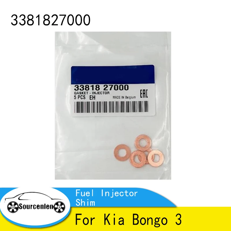 4Pcs Diesel Fuel Injector Shim For Hyundai Santa Fe 2.0 2.2 33818-27000 3381827000