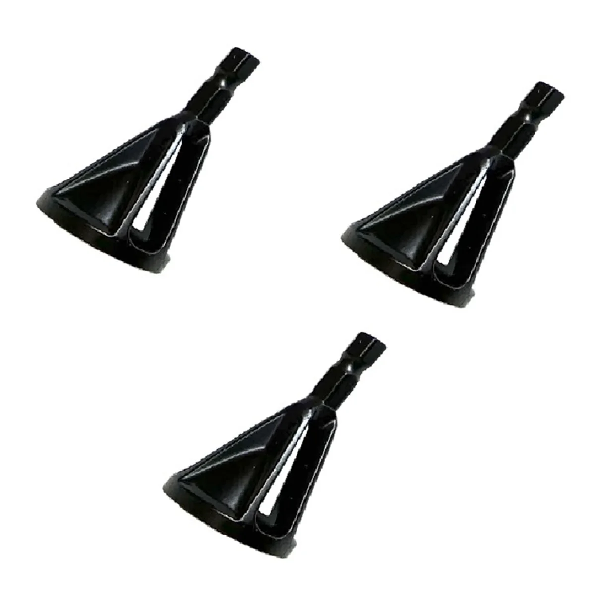 3 Stück Sechskantgriff, Länge 18 mm, außer Gratschraube, Polierbohrer, Anfaswerkzeug, geeigneter Durchmesser von 6–19 mm, B