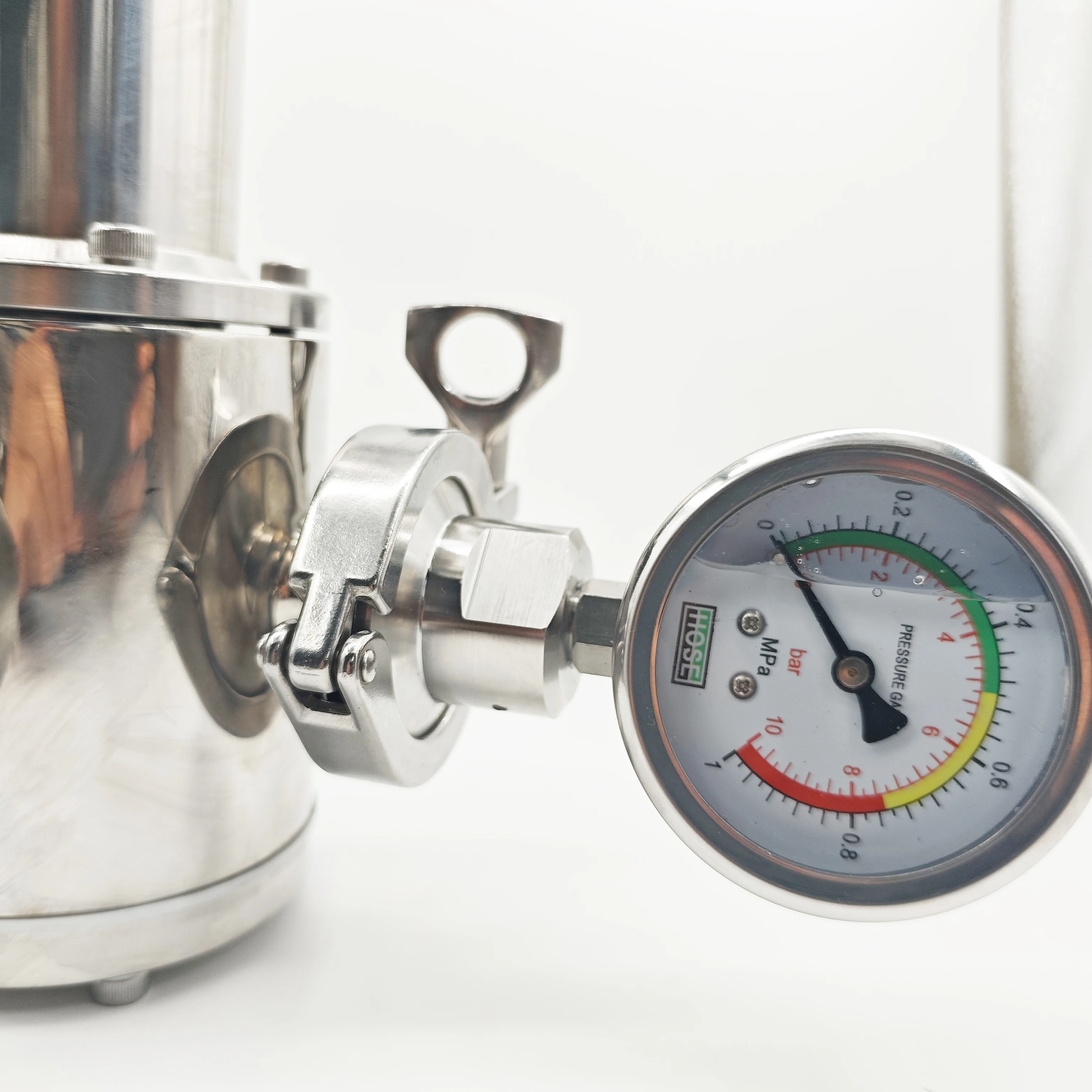 Food hygiene grade pressure reducing valve liquid steam air pressure regulating valve regulating pressure 0.03-0.8Mpa