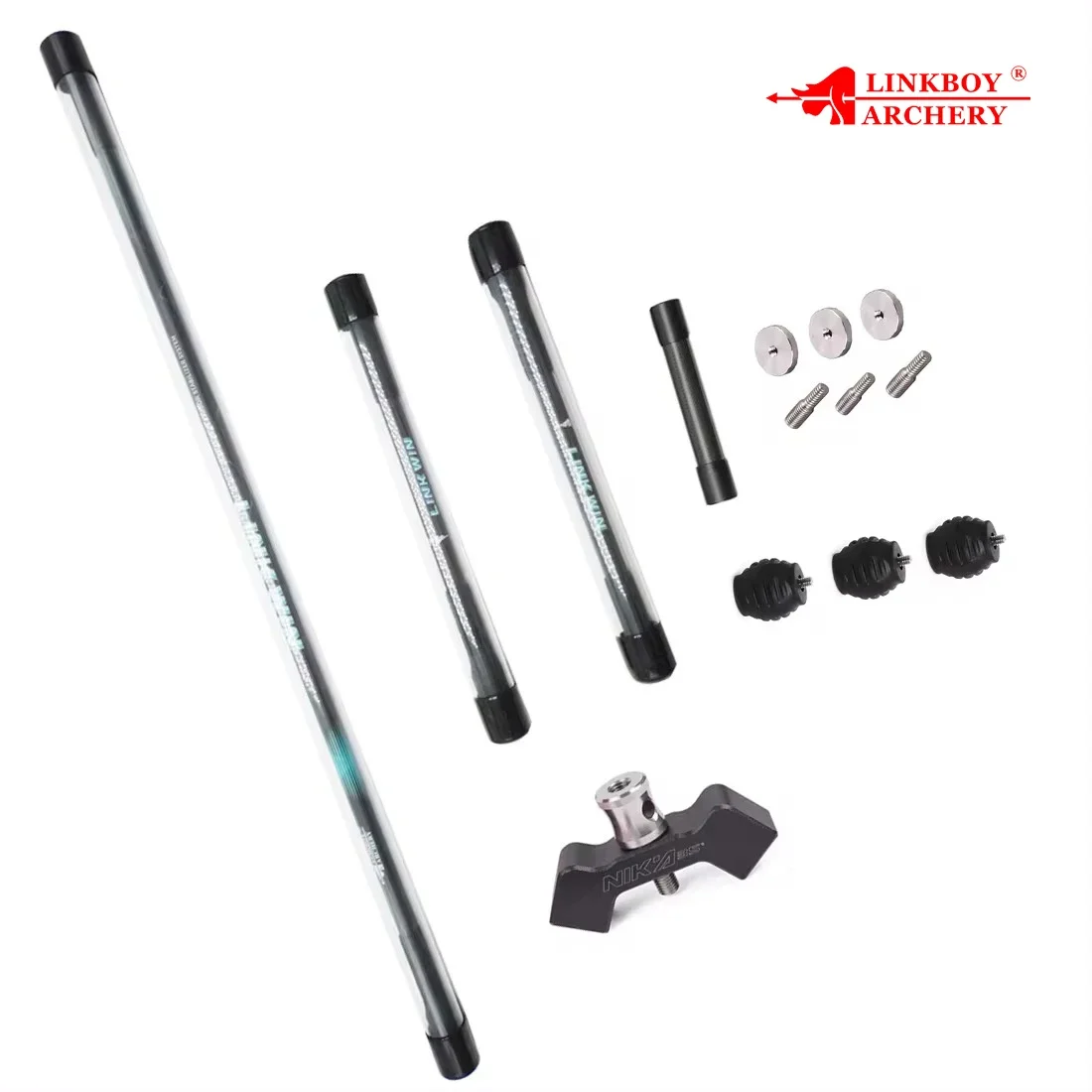 

Archery Balance Bar 1K Carbon Fibre Rod 40°/45° V-bar Recurve Bow Stabilizer System Damper Competitive Bow