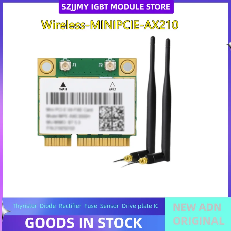 Intel AX210 Гигабитная трехдиапазонная беспроводная сетевая карта Wi-Fi/Bluetooth 5,3 Компьютер/Геймпад НОВЫЙ ОРИГИНАЛ НА СКЛАДЕ