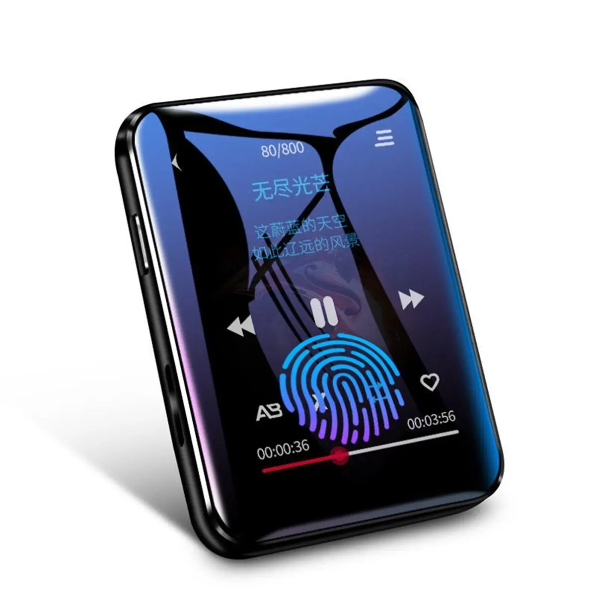 ★♠♥Y877A Hot Sale-Bluetooth MP4 Player with Touch Screen, FM Radio, Video Playback, E-Book Reader, and Built-in Speaker, Support
