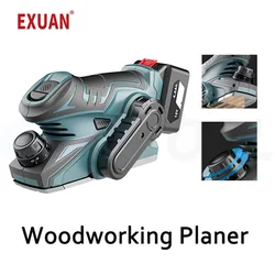 Planeador portátil para el mantenimiento de buques de construcción de muebles con una pequeña planeadora de madera especial para carpintería de una planeadora eléctrica 710w Haute efficacité Push Tool Process DIY