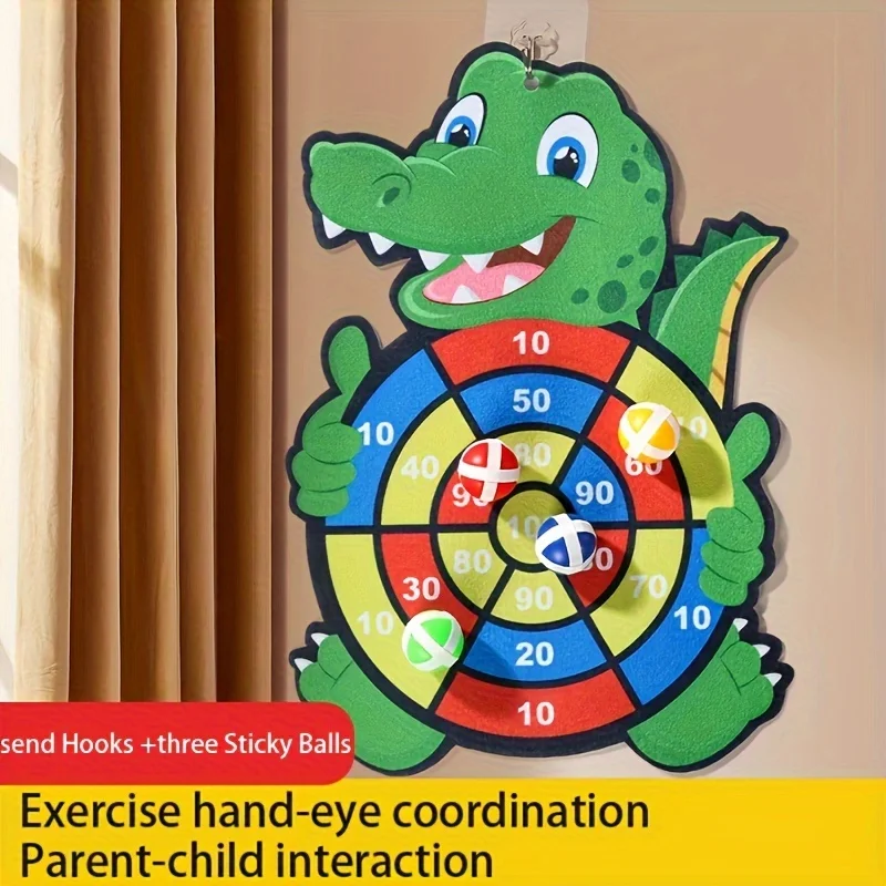 Montessori Lancio Sport Fionda Bersaglio Palla appiccicosa Fionda Giochi di freccette Educativi per bambini Giocattoli sportivi per interni ed esterni