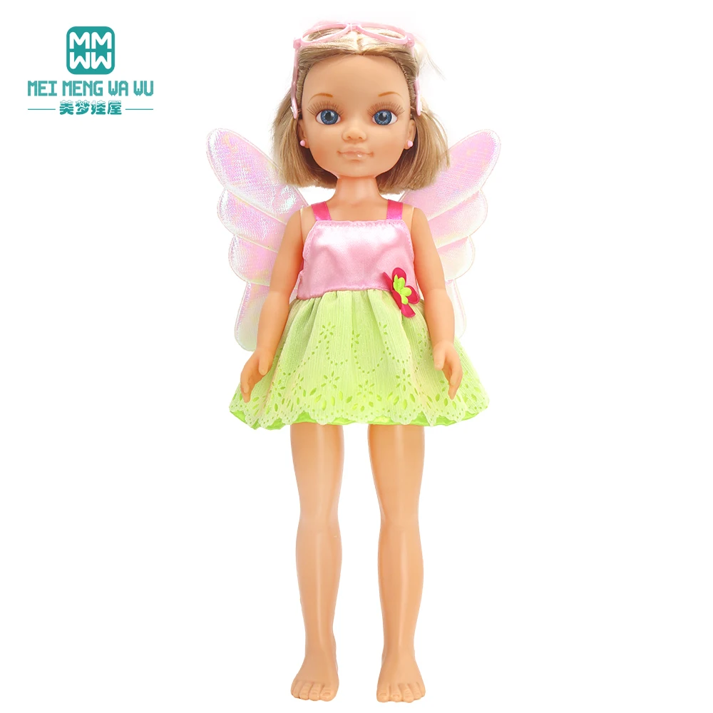 Fits 30-40cm Baby Doll clothes Nenuco Nancy Doll accessories Fashion bow dress T-shirt set