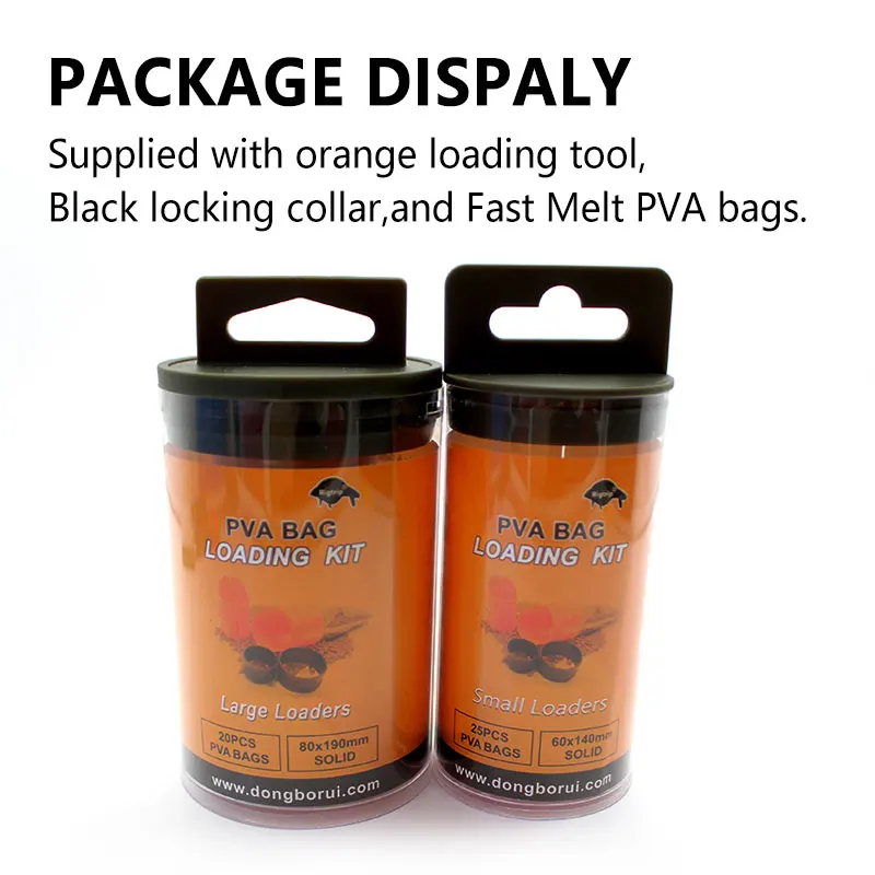 1Set Carp Fishing Bait PVA Bags Loading Tools Solid PVA BagsFast Dissolving Environmental Fishing Material Tackle  Accessories