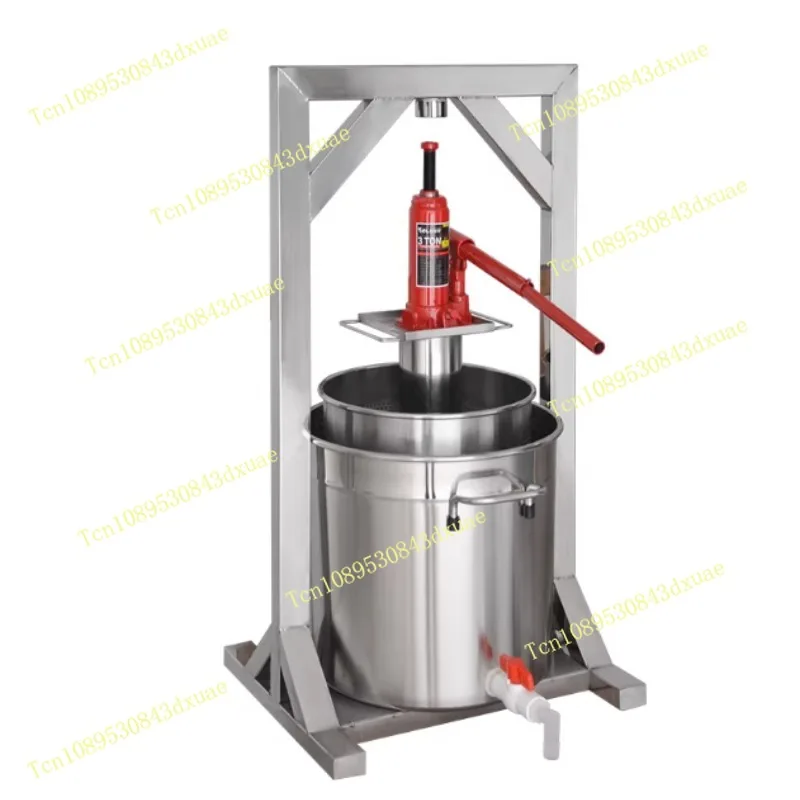 Grape Press Commercial Stainless Steel Fruit Crusher Household Juicing Distillers Leaf Press Juice Residue Separation Vegetables