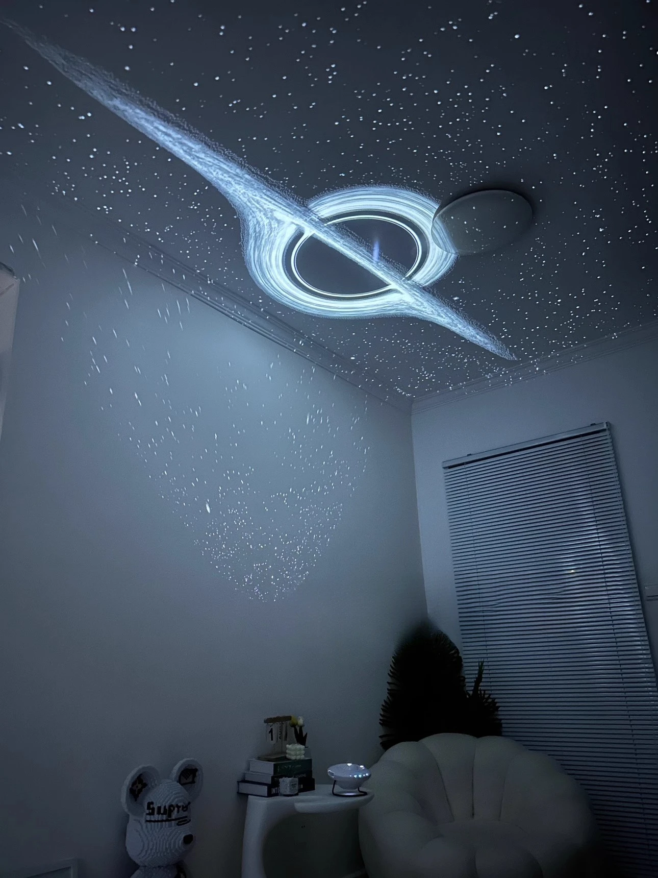 

LED UFO Galaxy Starry Sky Projector Lamp Slides（Projector machine not include）