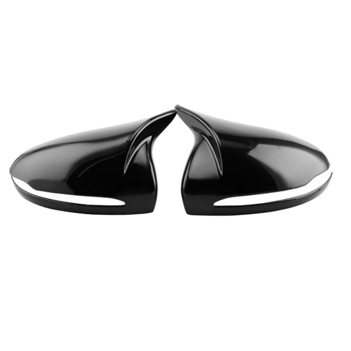 

For W205 W213 W222 Gloss Black Horned Style Side Rear View Mirror Cover Trim A0998110122 A0998110222