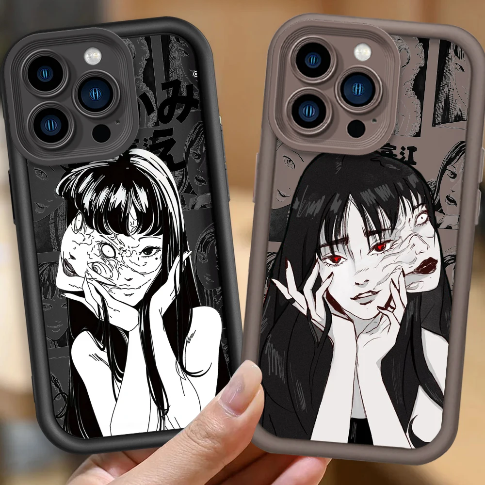 Kawakami Tomoe Comics Fashion Eye Ladder For Apple iPhone 15 14 13 12 11 XS XR X Pro Max Plus Cover Phone Case