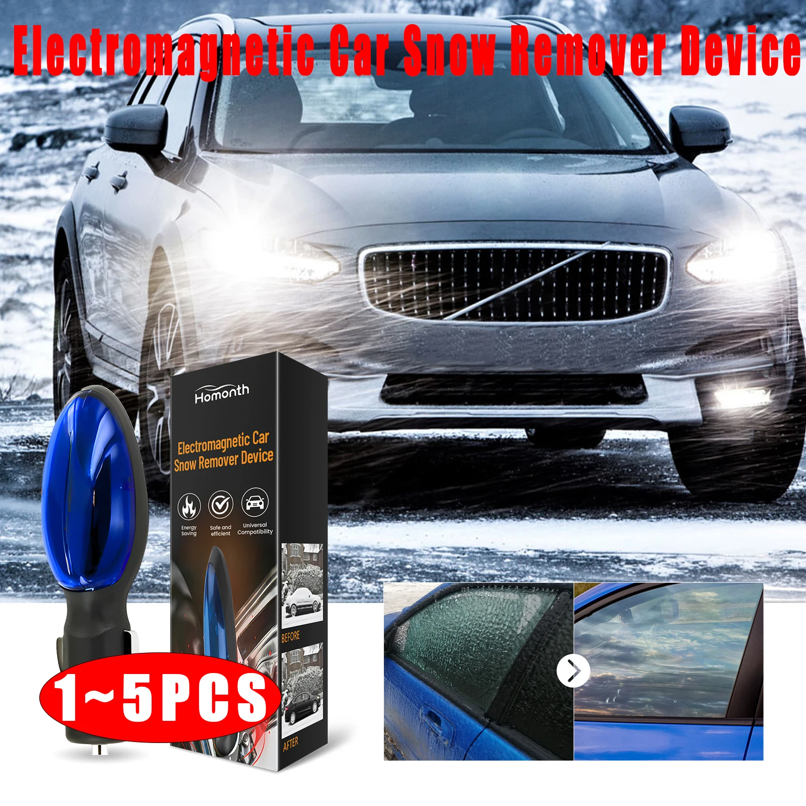 Anti-freezing Device Winter Anti Ice and Snow Cover Car Window Glass Jammer Windshield De-icer Anti-freeze and Anti-snow